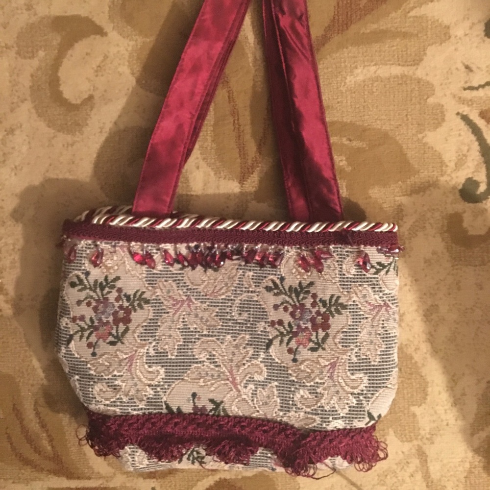 Vintage tassel mini purse